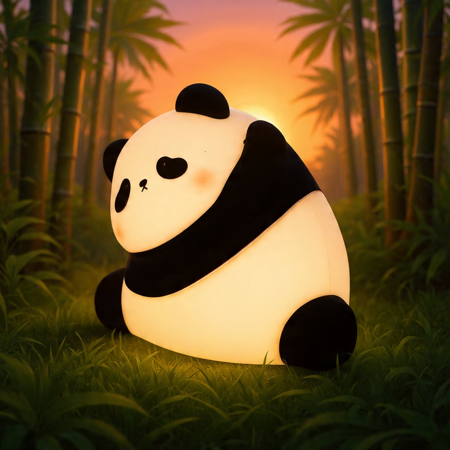 🎁 Fufu a Panda - Lampă LED de noapte🐼 (100% reducere)