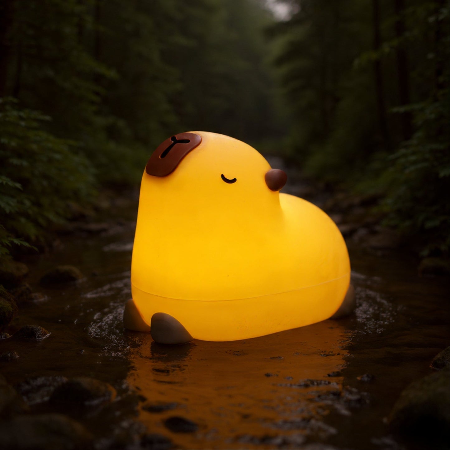 🎁 Kapi a kapybara - Nočná LED lampa (100 % zľava)