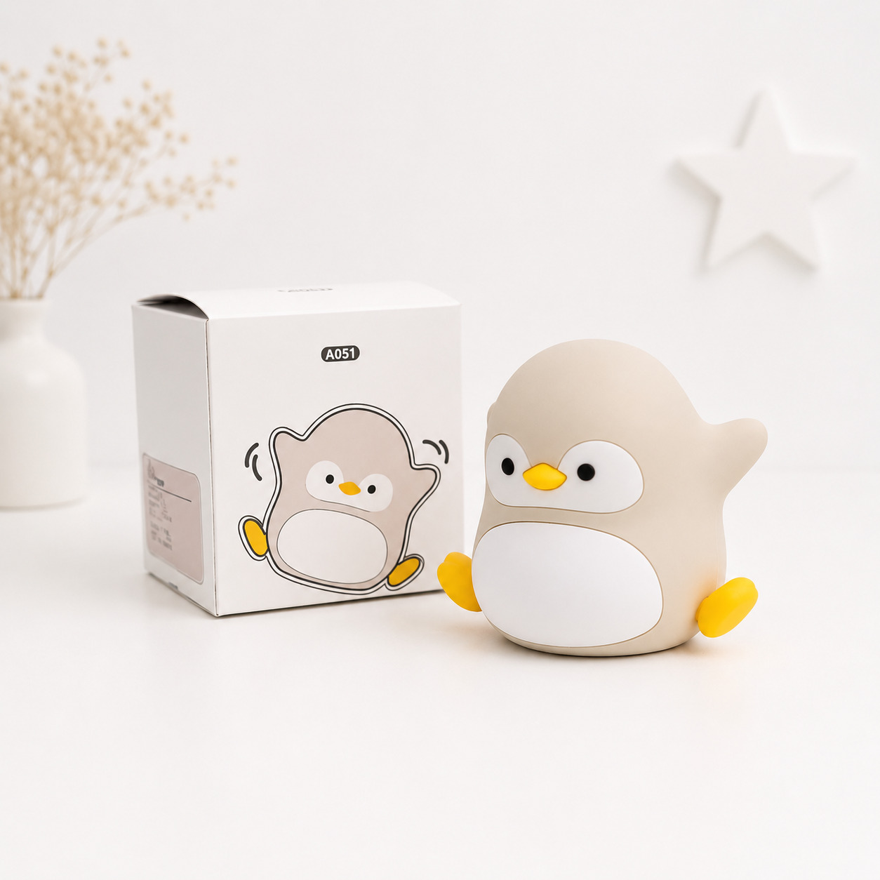 Nessi pinguinul - Lampă LED de noapte