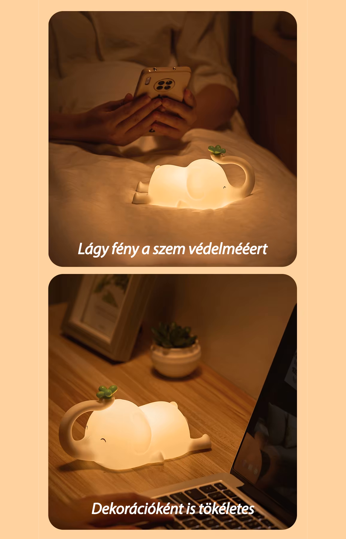 Trombi az Elefánt - Éjjeli LED Lámpak🐘