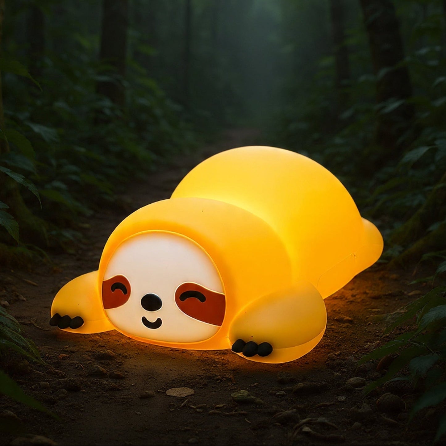 🎁 Lenny a Lajhár - Éjjeli LED Lámpa 🦥 (100% off)